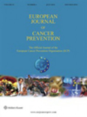 European Journal Of Cancer Prevention期刊
