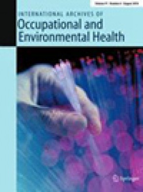 International Archives Of Occupational And Environmental Health期刊