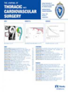 Journal Of Thoracic And Cardiovascular Surgery期刊