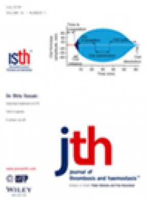 Journal Of Thrombosis And Haemostasis期刊