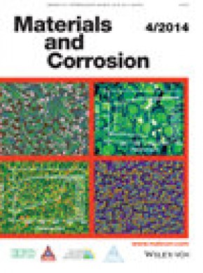 Materials And Corrosion-werkstoffe Und Korrosion期刊