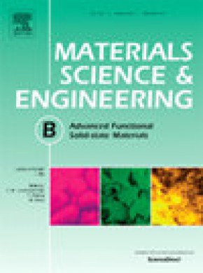 Materials Science And Engineering B-advanced Functional Solid-state Materials期刊