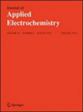 Journal Of Applied Electrochemistry期刊