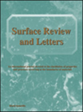 Surface Review And Letters期刊
