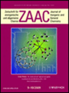 Zeitschrift Fur Anorganische Und Allgemeine Chemie期刊