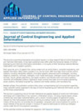 Control Engineering And Applied Informatics期刊