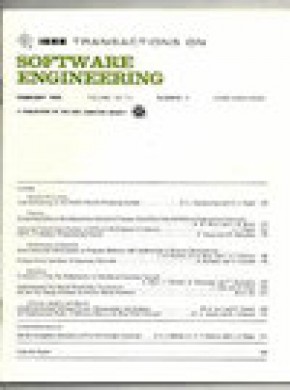 Ieee Transactions On Software Engineering期刊