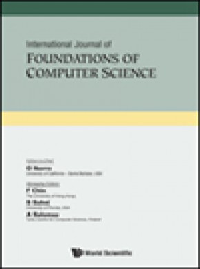 International Journal Of Foundations Of Computer Science期刊
