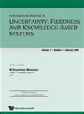 International Journal Of Uncertainty Fuzziness And Knowledge-based Systems期刊