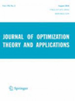 Journal Of Optimization Theory And Applications期刊