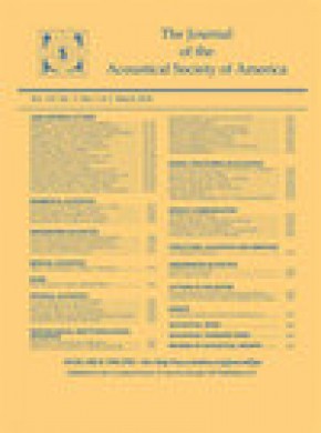 Journal Of The Acoustical Society Of America期刊