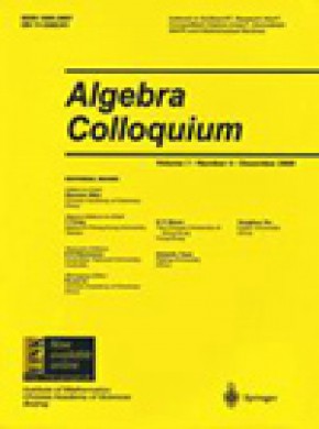 Algebra Colloquium期刊