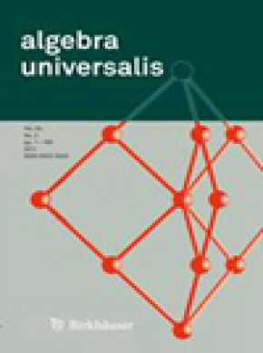 Algebra Universalis期刊