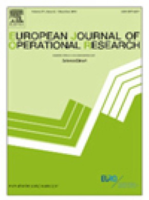 European Journal Of Operational Research期刊