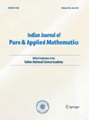 Indian Journal Of Pure & Applied Mathematics期刊