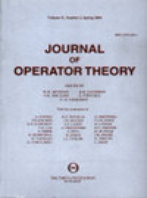 Journal Of Operator Theory期刊