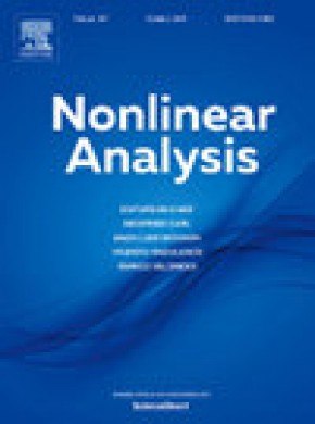 Nonlinear Analysis-theory Methods & Applications期刊