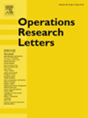 Operations Research Letters期刊