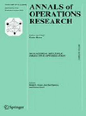 Annals Of Operations Research期刊