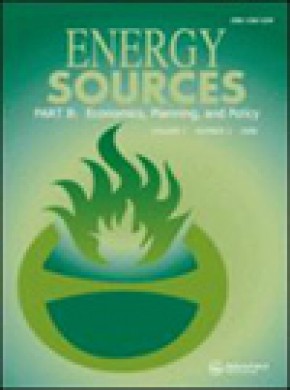 Energy Sources Part B-economics Planning And Policy期刊