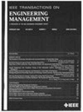 Ieee Transactions On Engineering Management期刊