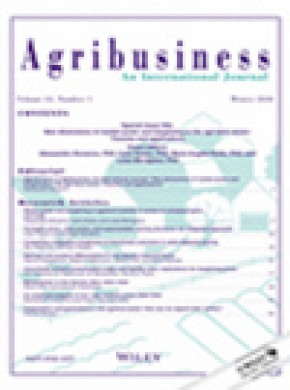 Agribusiness期刊
