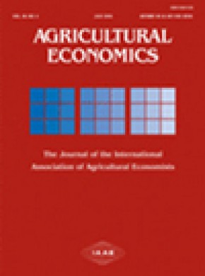 Agricultural Economics期刊