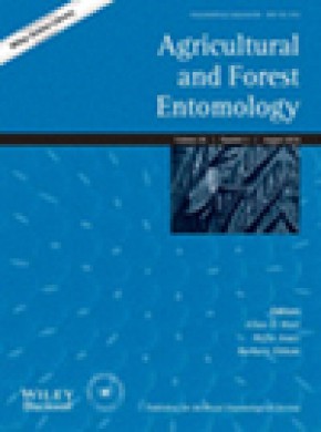 Agricultural And Forest Entomology期刊