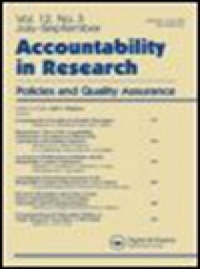 Accountability In Research-policies And Quality Assurance期刊