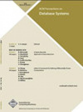 Acm Transactions On Database Systems期刊