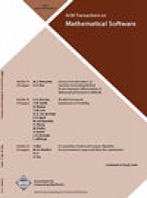 Acm Transactions On Mathematical Software期刊