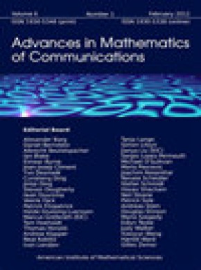 Advances In Mathematics Of Communications期刊