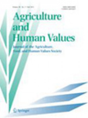 Agriculture And Human Values期刊