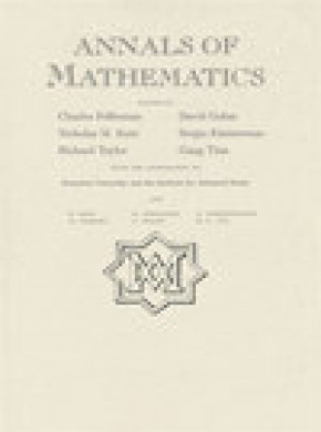 Annals Of Mathematics期刊