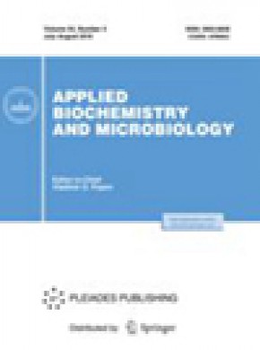 Applied Biochemistry And Microbiology期刊