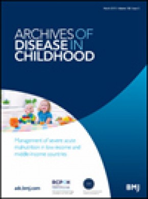 Archives Of Disease In Childhood期刊