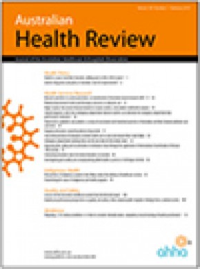 Australian Health Review期刊