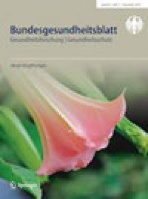 Bundesgesundheitsblatt-gesundheitsforschung-gesundheitsschutz期刊
