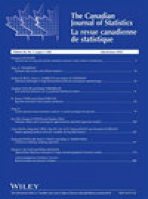 Canadian Journal Of Statistics-revue Canadienne De Statistique期刊