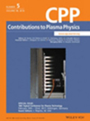 Contributions To Plasma Physics期刊