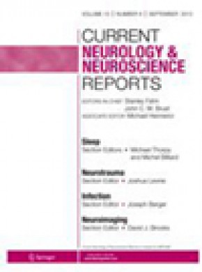 Current Neurology And Neuroscience Reports期刊