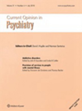 Current Opinion In Psychiatry期刊