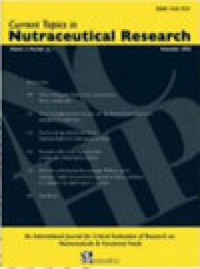 Current Topics In Nutraceutical Research期刊
