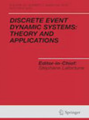 Discrete Event Dynamic Systems-theory And Applications期刊