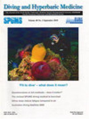 Diving And Hyperbaric Medicine期刊