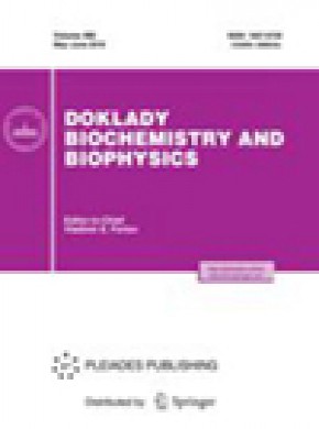 Doklady Biochemistry And Biophysics期刊