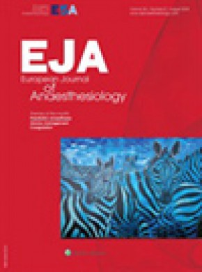 European Journal Of Anaesthesiology期刊