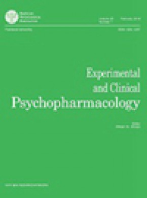Experimental And Clinical Psychopharmacology期刊