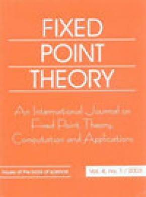 Fixed Point Theory期刊