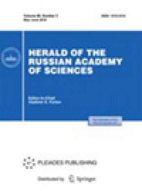 Herald Of The Russian Academy Of Sciences期刊